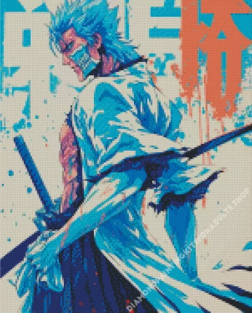 Illustration Bleach Grimmjow Diamond Painting