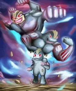 Machop Pokemon Diamond Painting