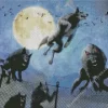 Mad Black Werewolves Diamond Painting