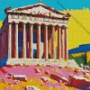 Parthenon Greek Temple Diamond Painting