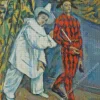 Pierrot And Harlequin by Paul Cezanne Diamond Painting