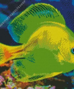 Green Fish Diamond Painting