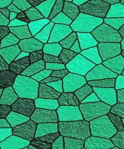 Green Mosaic Diamond Painting