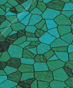 Green Mosaic Diamond Painting