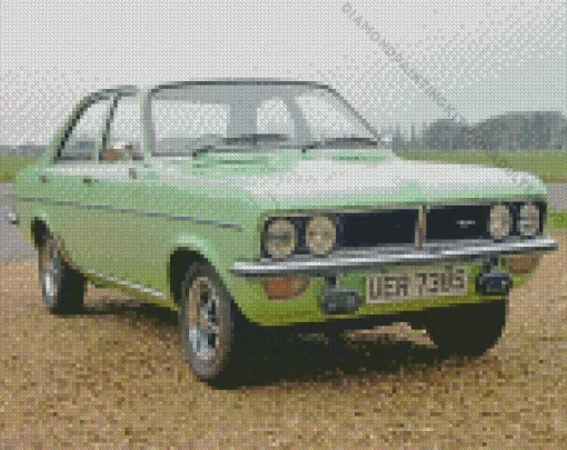 Green Vauxhall Viva Diamond Painting