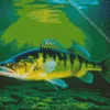 Green Yellow Fish Art Diamond Painting