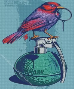 Grenade And Bird Diamond Painting