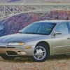 Grey Oldsmobile Aurora Car Diamond Painting