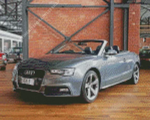 Grey Audi A5 Car Diamond Painting