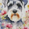 Grey Scottish Terrier Art Diamond Painting