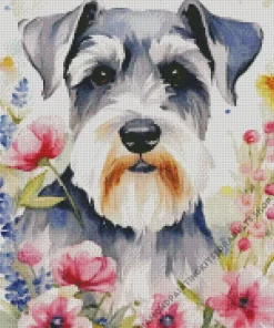 Grey Scottish Terrier Art Diamond Painting