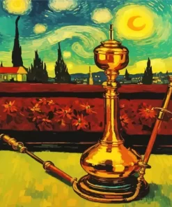 Hookah Van Gogh Diamond Painting