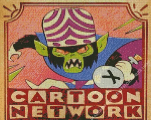 Mojo Jojo Cartoon Diamond Painting