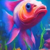 Pink Fish Diamond Painting