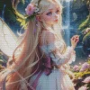 Anime Blond Fairy Diamond Painting