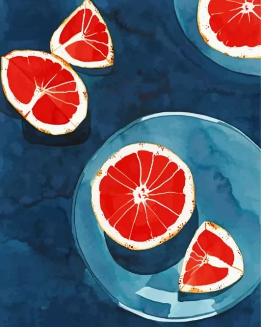 Blood Orange Art Diamond Painting