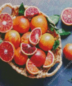 Blood Orange In A Basket Diamond Painting