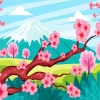 Illustration Blossom Landscape Diamond Painting