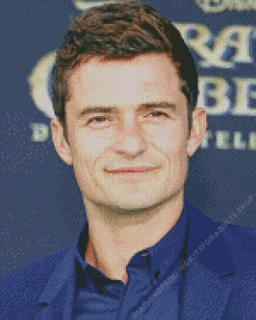 Orlando Bloom Actor Diamond Painting