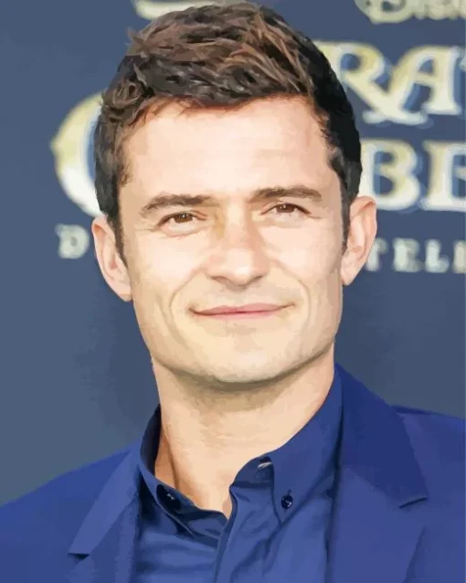 Orlando Bloom Actor Diamond Painting