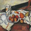 Still Life With Sugar Bowl Jug And Plate of Fruit Diamond Painting