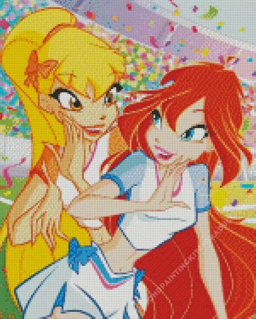 Winx Club Bloom And Stella Diamond Painting