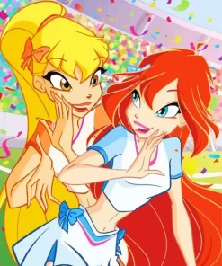 Winx Club Bloom And Stella Diamond Painting