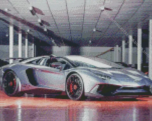 Aesthetic Fancy Lambo Diamond Painting