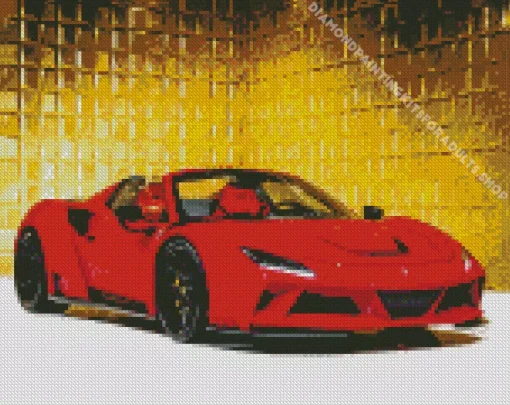 Aesthetic Ferrari F8 Diamond Painting