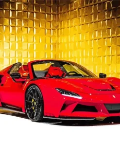 Aesthetic Ferrari F8 Diamond Painting