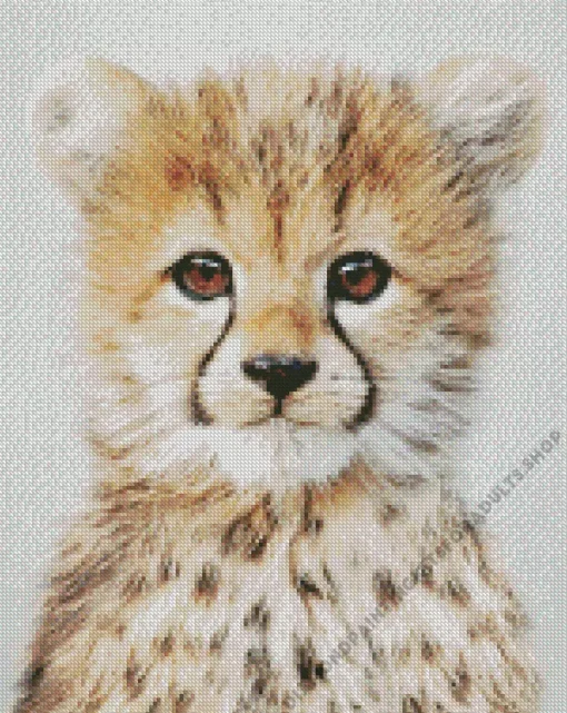 Baby Cheetah Diamond Painting