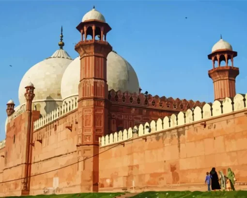 Badshahi Mosque Diamond Painting