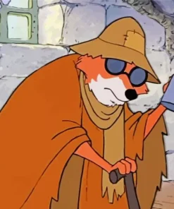 Blind Fox Robin Hood Diamond Painting