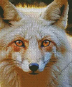 Blond Fox Diamond Painting