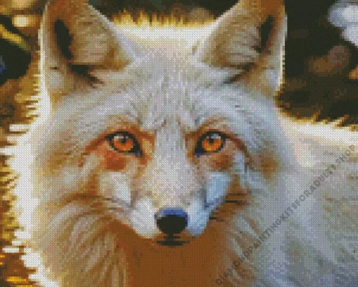 Blond Fox Diamond Painting