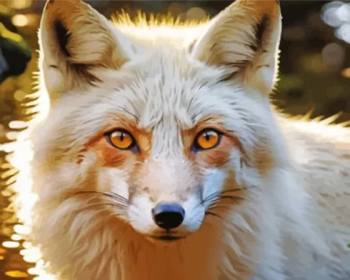 Blond Fox Diamond Painting