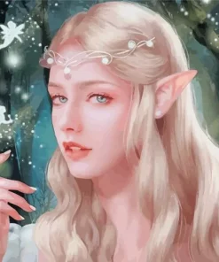 Blonde Elf Diamond Painting