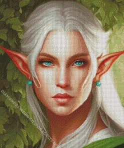 Blonde Female Elf Diamond Painting