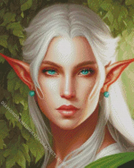 Blonde Female Elf Diamond Painting