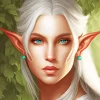 Blonde Female Elf Diamond Painting