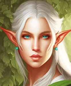 Blonde Female Elf Diamond Painting