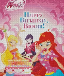 Bloom Winx Birthday Diamond Painting