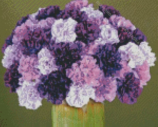 Blooming Carnation Bouquet Diamond Painting