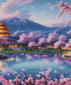 Blossom Landscape Diamond Painting