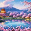 Blossom Landscape Diamond Painting