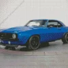 Blue 1969 Camaro Diamond Painting