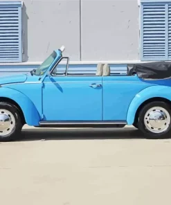 Blue Beetle Convertible Diamond Painting