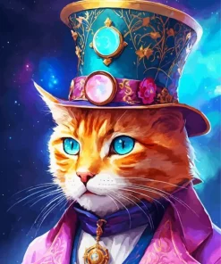 Cool Fantastic Cat Diamond Painting