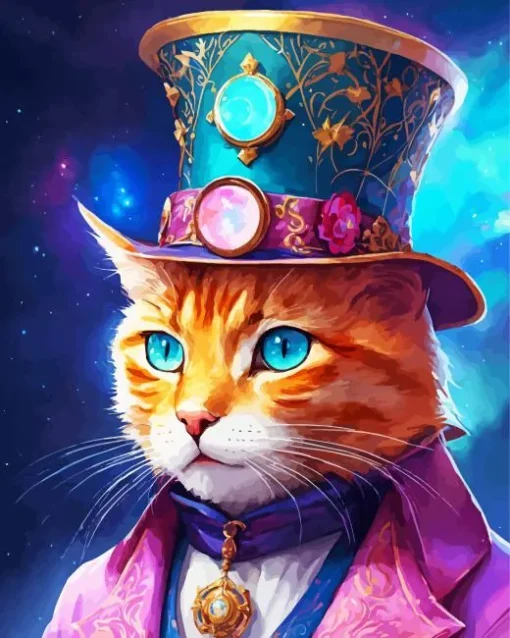 Cool Fantastic Cat Diamond Painting