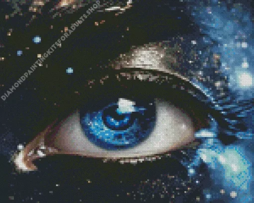 Cool Galaxy Eye Diamond Painting